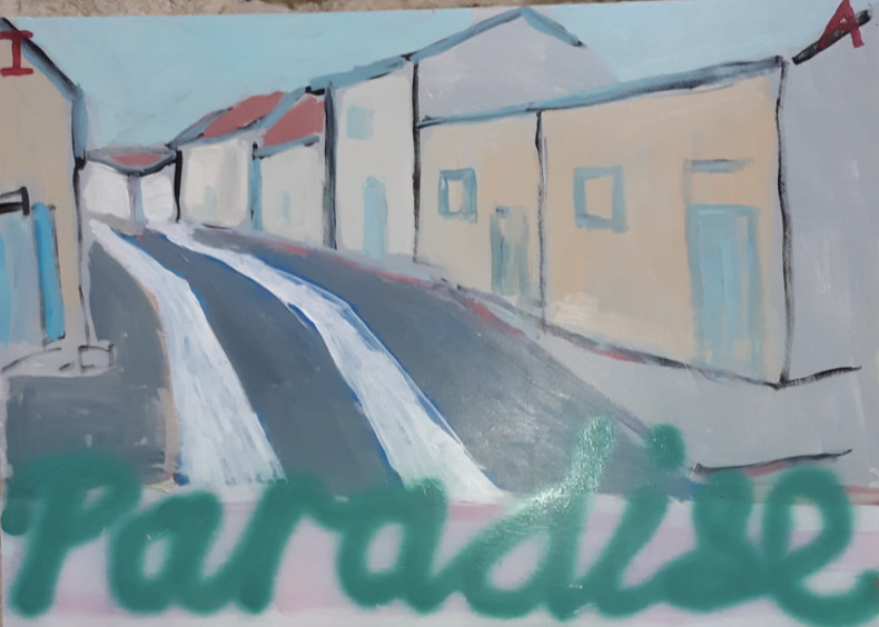 Paradise - acrylic on canvas
